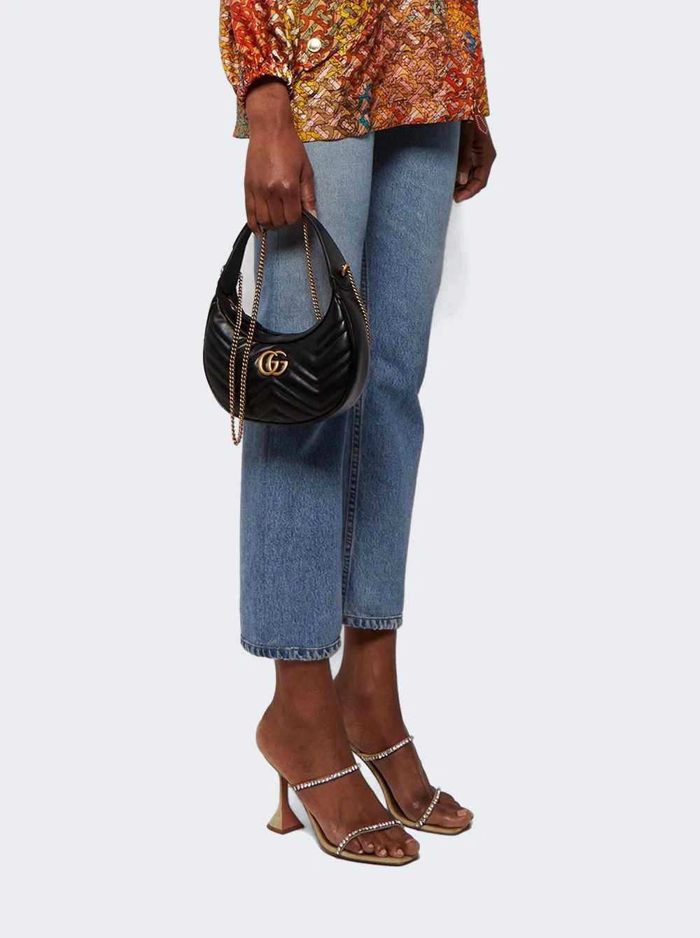 Love Parade Marmont Half Moon Mini Bag Black | The Webster