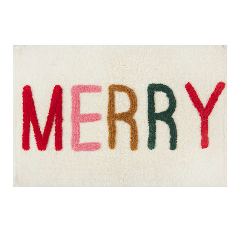 Merry Bath Rug, 20x30 | At Home