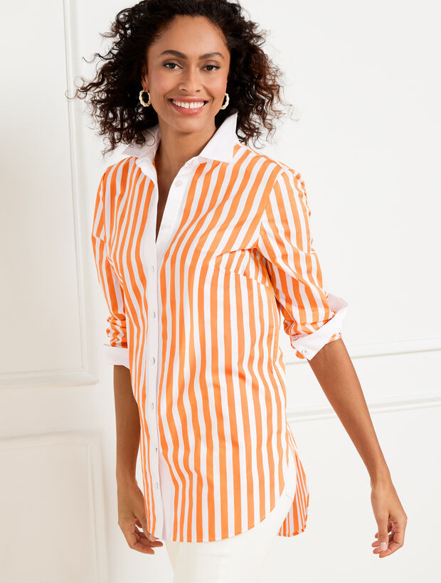 Boyfriend Shirt - Sweet Stripe | Talbots