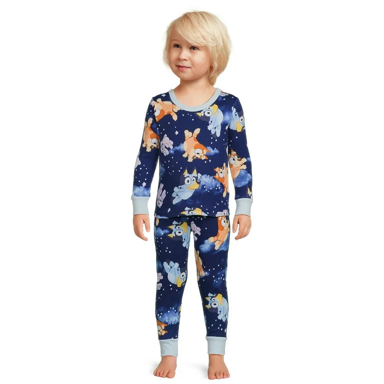 Character Snug Fit Pajamas Long Sleeve Pant Set, Sizes 12M-5T | Walmart (US)