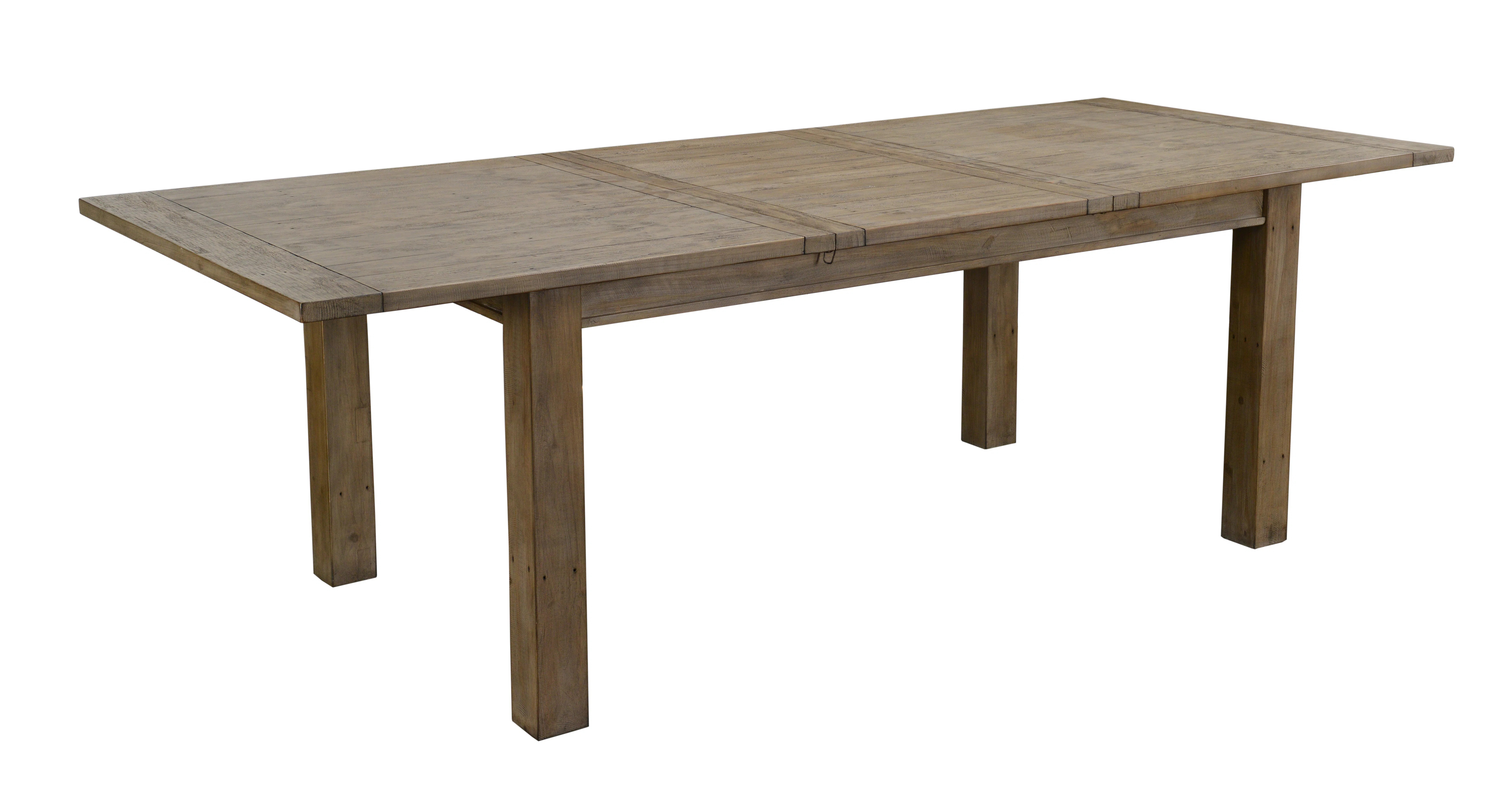 Egremt Extendable Solid Reclaimed Wood Dining Table | Wayfair North America