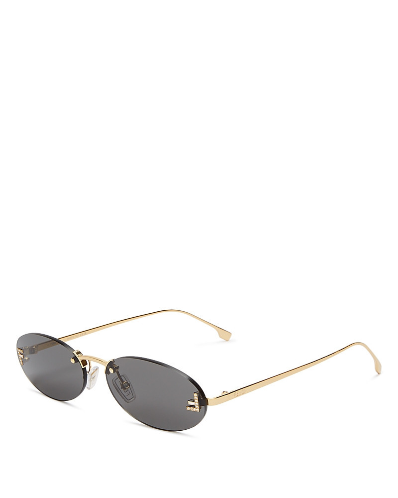 Fendi Rimless Round Sunglasses, 54mm | Bloomingdale's (US)