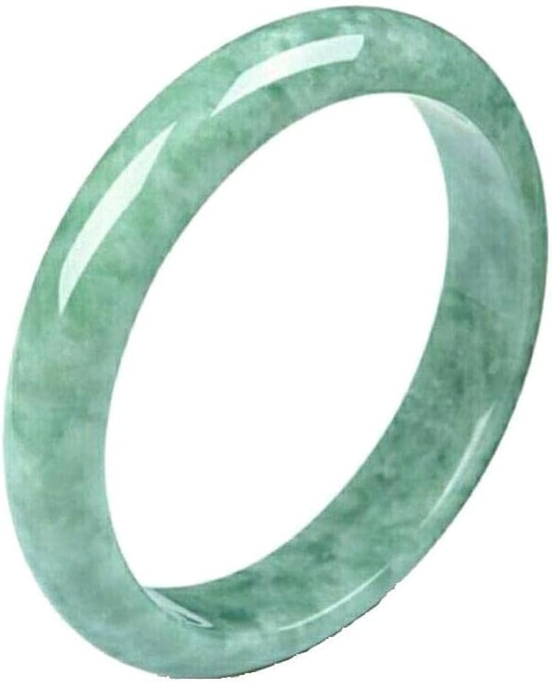 2.3in Natural Guizhou cui green stone jade bracelet for women with box (59-60mm) | Amazon (US)