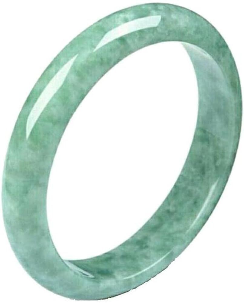 2.3in Natural Guizhou cui green stone jade bracelet for women with box (59-60mm) | Amazon (US)