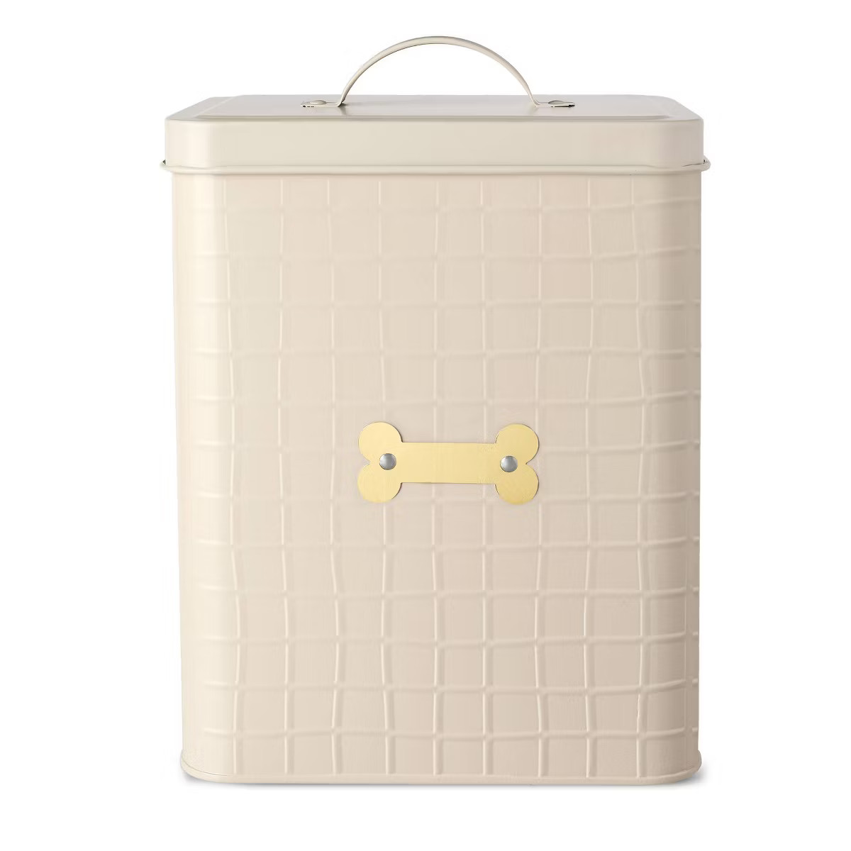 Park Life Designs 120 fl oz Worsley Dog Food Storage Container - Cream | Target