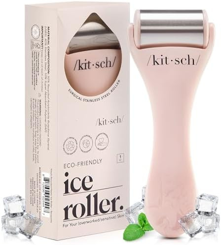 Kitsch Ice Roller for Face – Stainless Steel Face Ice Roller to Reduce Puffiness, Redness & Hea... | Amazon (US)