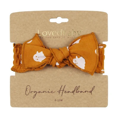 Ghosts | Organic Smocked Headband | L'ovedbaby