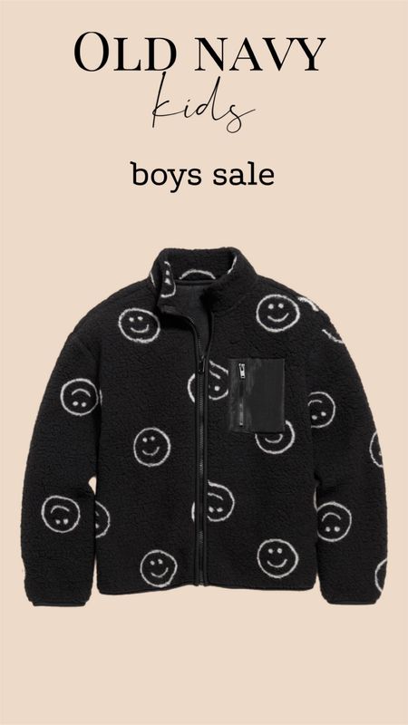 Boys sherpa on sale. Love this smiley sherpa for fall/winters for boys or girls! Very gender neutral, so cute 

#LTKGiftGuide #LTKSeasonal #LTKkids