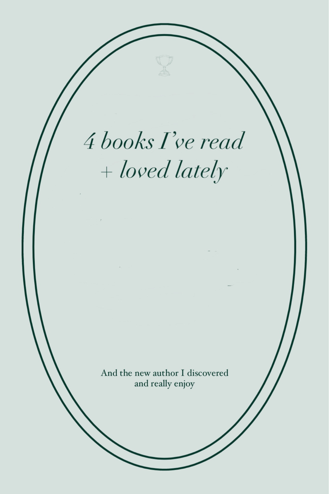 4 books I’ve read lately and a new to me author I’m really enjoying. I love psychological thrillers.

🏆This summer will be different by Carley Fortune - an easy beach read

✨3 by Stacy Willingham: A flicker in the dark, All the dangerous things, only if you’re lucky 

And I’m about to start a cute quick read called Book Lovers by Emily Henry.

I read most of my books on my Kindle paperwhjte that I’ve had for years. And I use the Libby app to download from my local library for free. 