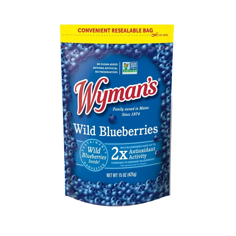 Wyman's Wild Blueberries, 15 oz Bag (Frozen) | Walmart (US)