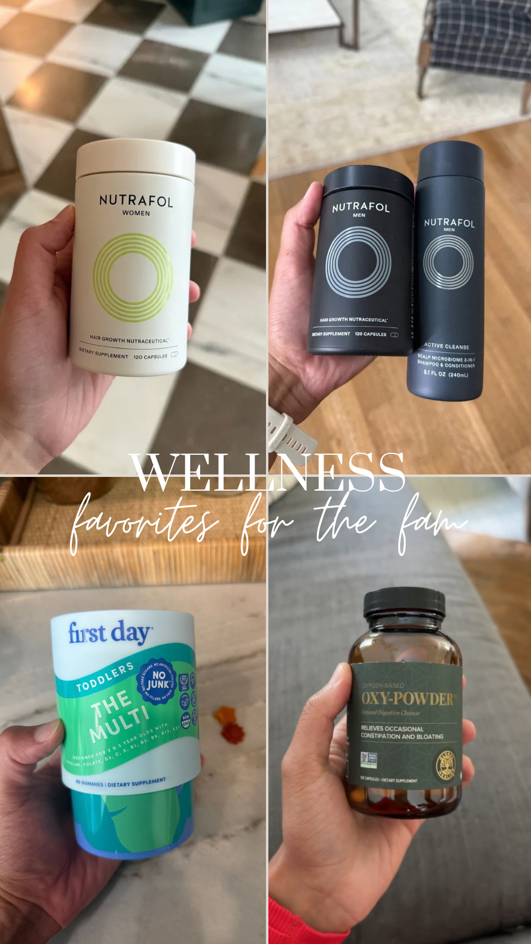 Health essentials for the whole family!

vitamins, wellness, first day, Nutrafol, Global Healing, Grace White