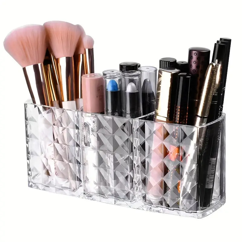 Transparent Makeup Brush Holder Creative Makeup Brush - Temu | Temu Affiliate Program