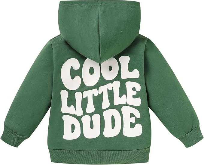 Toddler Baby Boy Fall Winter Hooded Clothes Baby Boy Hoodie Tops Letter Printed Long Sleeve Sweat... | Amazon (US)
