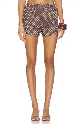 EAVES Paola Short in Cacao from Revolve.com | Revolve Clothing (Global)