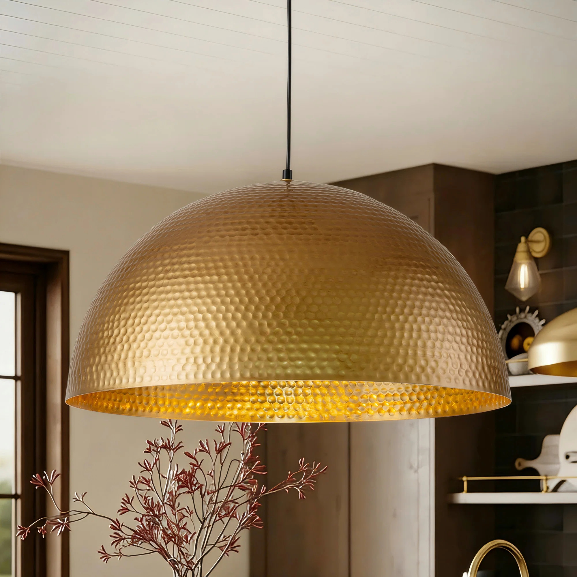 Lodi 1-Light Dome Single Pendant | Wayfair North America