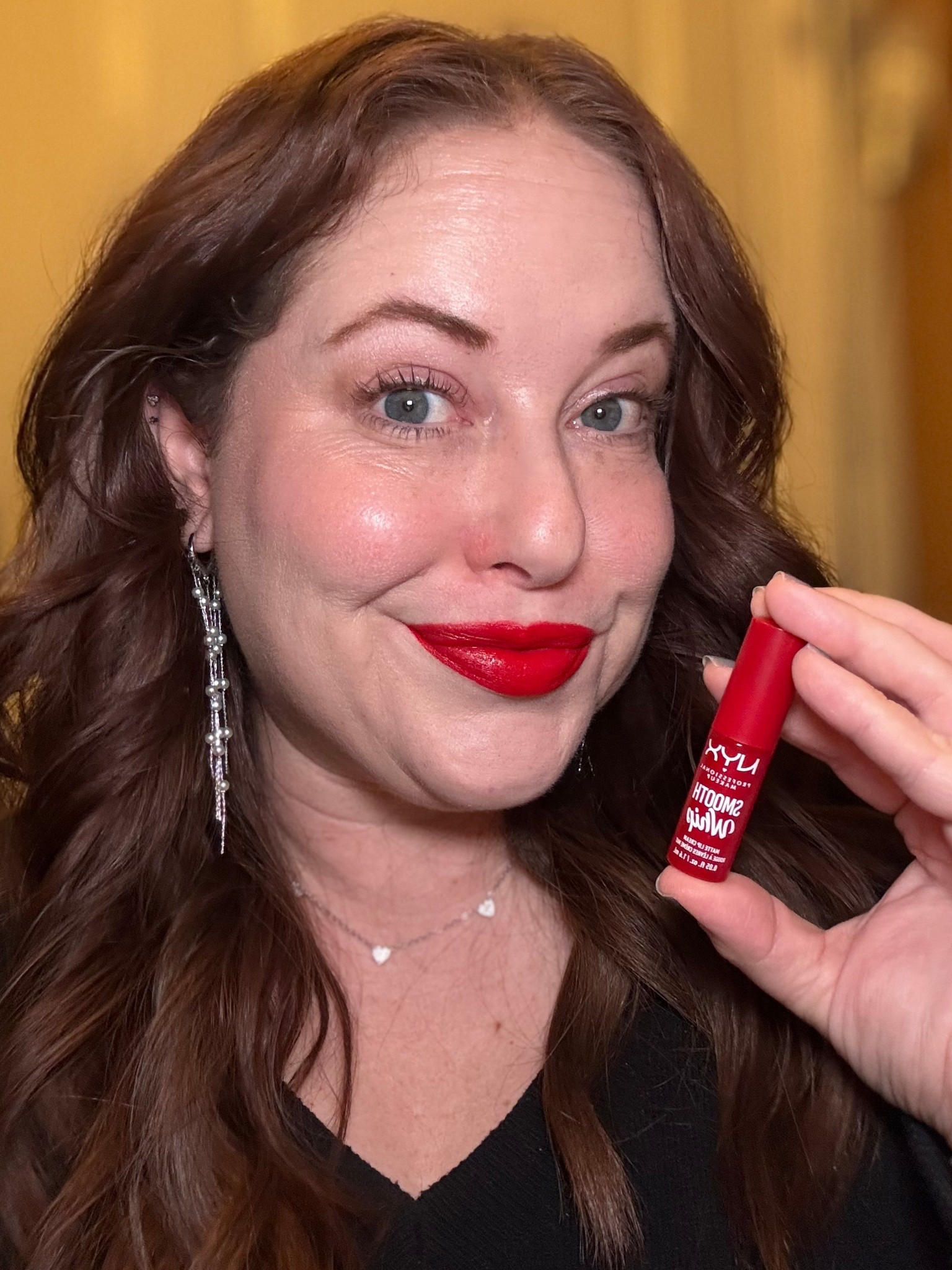 Lipmas day 2: NYX Professional Makeup Smooth Whip Matte Lip Cream- shade Cherry Creme
#redlip #redlipstick #lipmas #lipoftheday 

#LTKBeauty #LTKGiftGuide #LTKHoliday