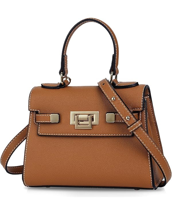 YFGBCX Mini Satchel Bag Top Handle Purse for Women Small Crossbody Bag Handbag Designer Purse wit... | Amazon (US)