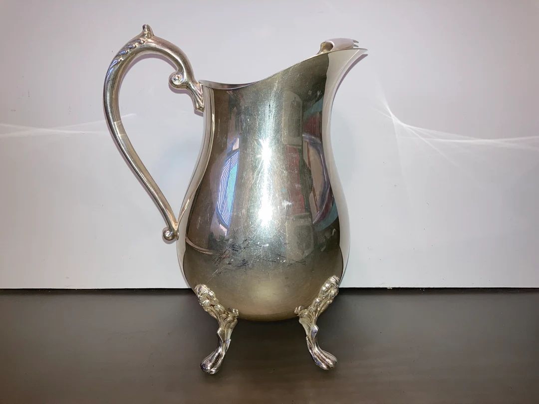 Vintage Sheridan Silver Pitcher Vintage 10 Silver Water - Etsy | Etsy (US)