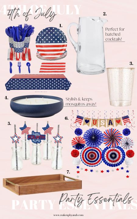 Party like it’s 1776 and throw the best 4th of July celebration!

#LTKSeasonal #LTKunder100 #LTKhome