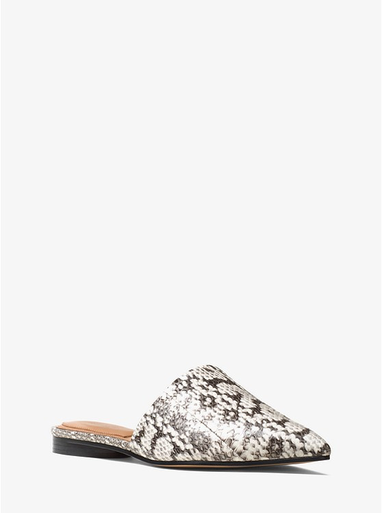 Darla Snakeskin Mule | Michael Kors US