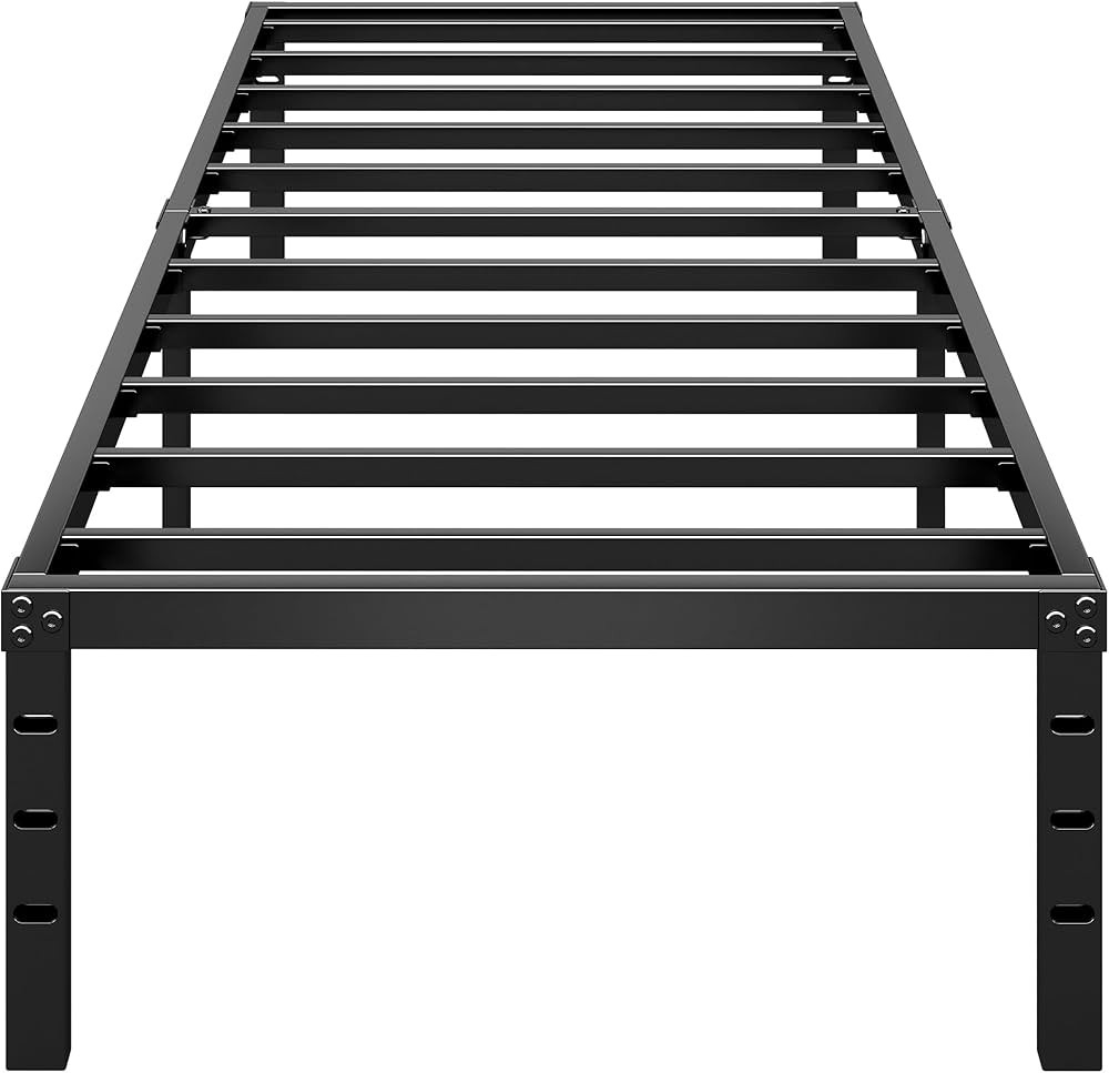 Metal Platform Bed Frame 14 Inch Tall,No Box Spring Needed,Twin Size Bed with Heavy Duty Strong S... | Amazon (US)
