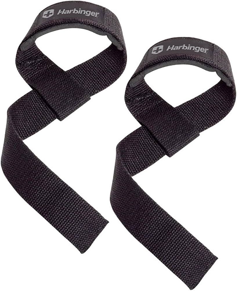 Harbinger Padded Cotton Lifting Straps with NeoTek Cushioned Wrist (Pair) | Amazon (US)