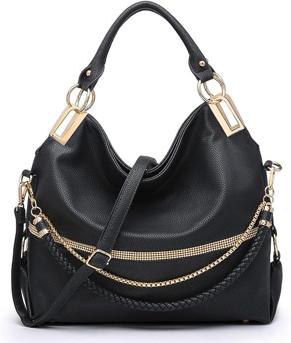 Dasein Hobo Bags for Women Soft Vegan Leather Bucket Purses Handbags Large Hobo Purse Shoulder Ba... | Amazon (US)
