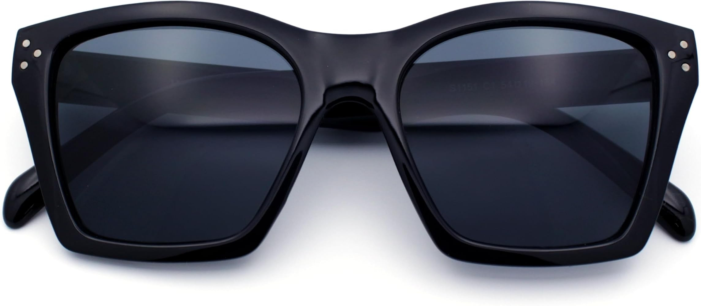 Womens Oversize Horn Rim Cat Eye Sunglasses | Amazon (CA)