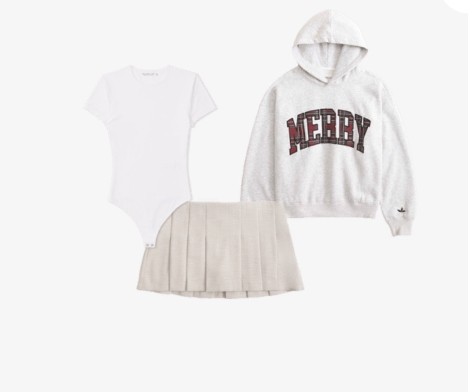 Holiday outfit
Merry hoodie
Skirt
Christmas outfit
Abercrombie outfit

#LTKFindsUnder100 #LTKHoliday #LTKSeasonal