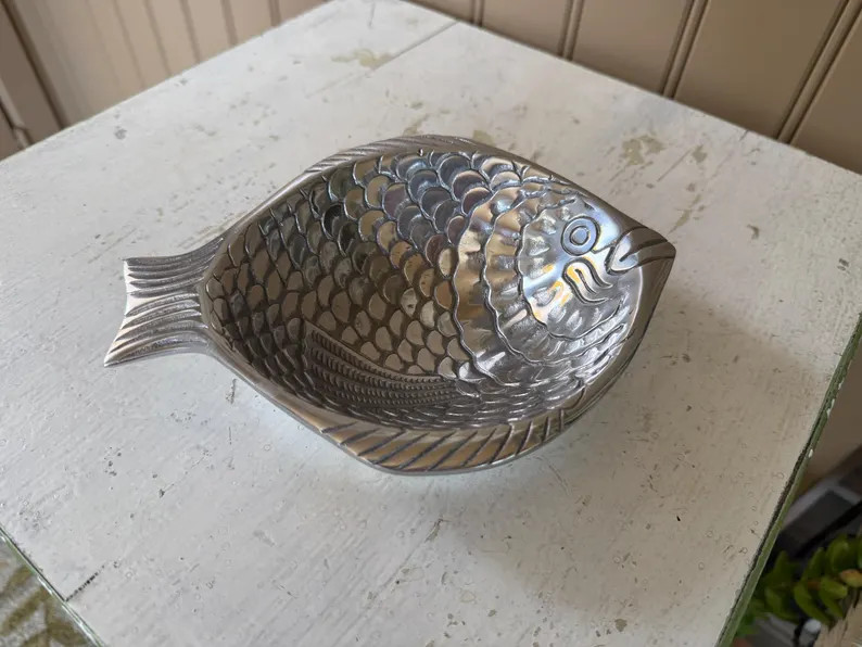 Hacienda Real Mexican Pewter Fish Bowl Trinket Dish - Etsy | Etsy (Global)