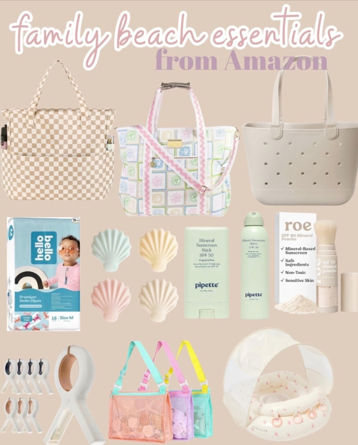 Beach essentials for the family from amazon! 

Amazon finds, baby, Amazon baby, traveling with a baby, beach with a baby, beach trip, summer, summer vacation, family travel, baby beach essentials, toddler beach essentials, kids beach essentials, boys swimwear, girls swimwear, rash guard swimsuit, resort, cruisee

#LTKBaby #LTKKids #LTKTravel