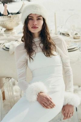 Elliatt Faux Fur Headband | Anthropologie (US)