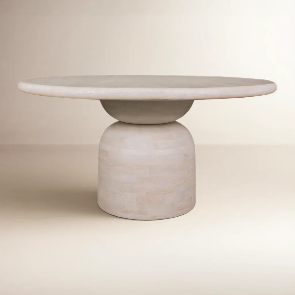 Suniti Round Solid Wood Dining Table | Wayfair North America