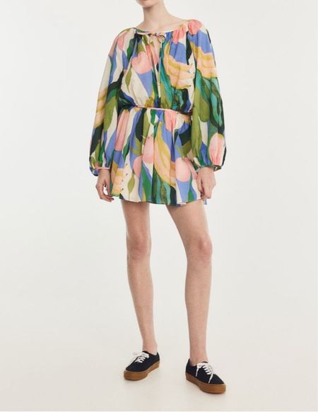 Colorful blouse and skirt matching set 

#LTKfindsunder50 #LTKstyletip #LTKSeasonal