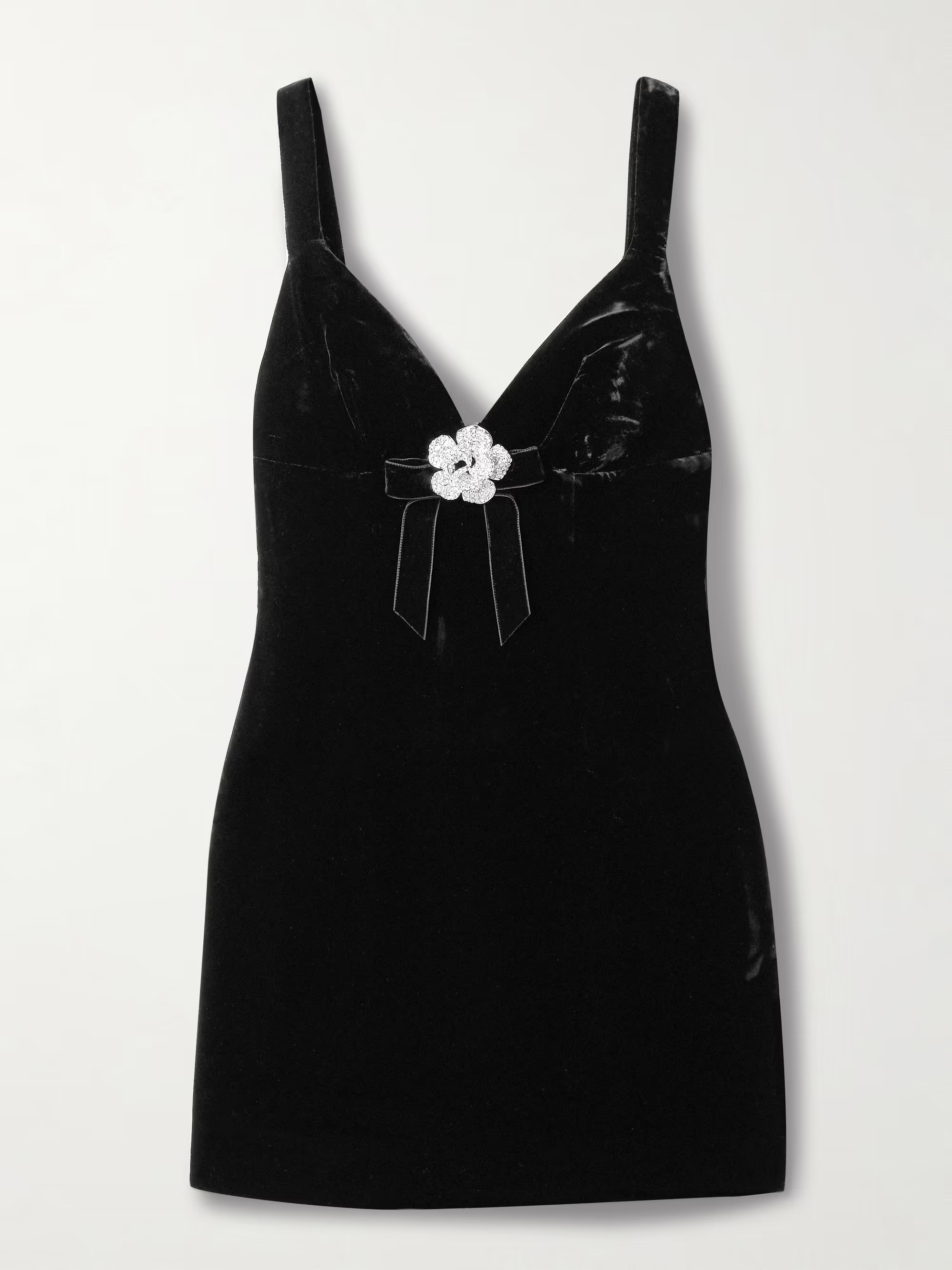 Gracie embellished velvet mini dress | NET-A-PORTER (UK & EU)