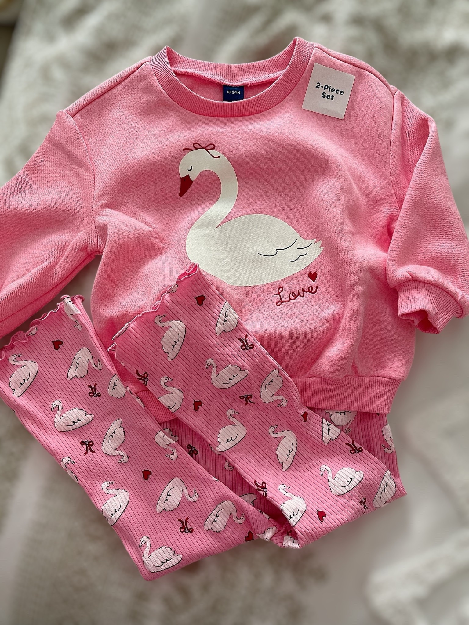 Old Navy Baby Swan Sweatshirt & Leggings Set 🦢💕


The cutest little sweatshirt and leggings set for baby girls 💗 This Old Navy 2-piece outfit features a cozy pink swan graphic sweatshirt paired with matching ribbed leggings covered in swans, bows, and tiny hearts 🦢🎀 Perfect for playtime, daycare, errands, or everyday wear.

Currently 50% off for just $13.49, making this such a great affordable baby outfit 🛍️ Soft, comfy, and easy to mix and match with other baby basics.

Available in sizes 0–3M through 18–24M — adorable for winter outfits, Valentine’s season, or a sweet baby gift idea 💕✨

baby girl outfit, Old Navy baby set, baby sweatshirt and leggings, pink baby outfit, baby girl clothes, affordable baby outfits, toddler girl outfit, Valentine baby outfit, swan outfit 💗🦢

#LTKBaby #LTKSaleAlert #LTKValentine