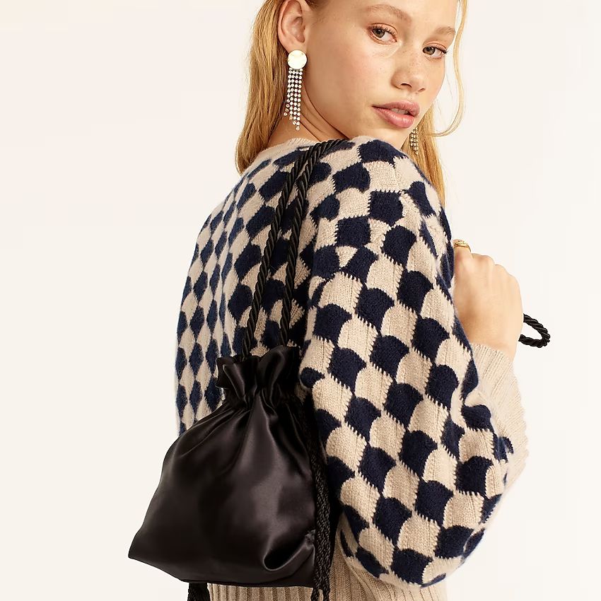 Mini pouch bag with tassels | J.Crew US