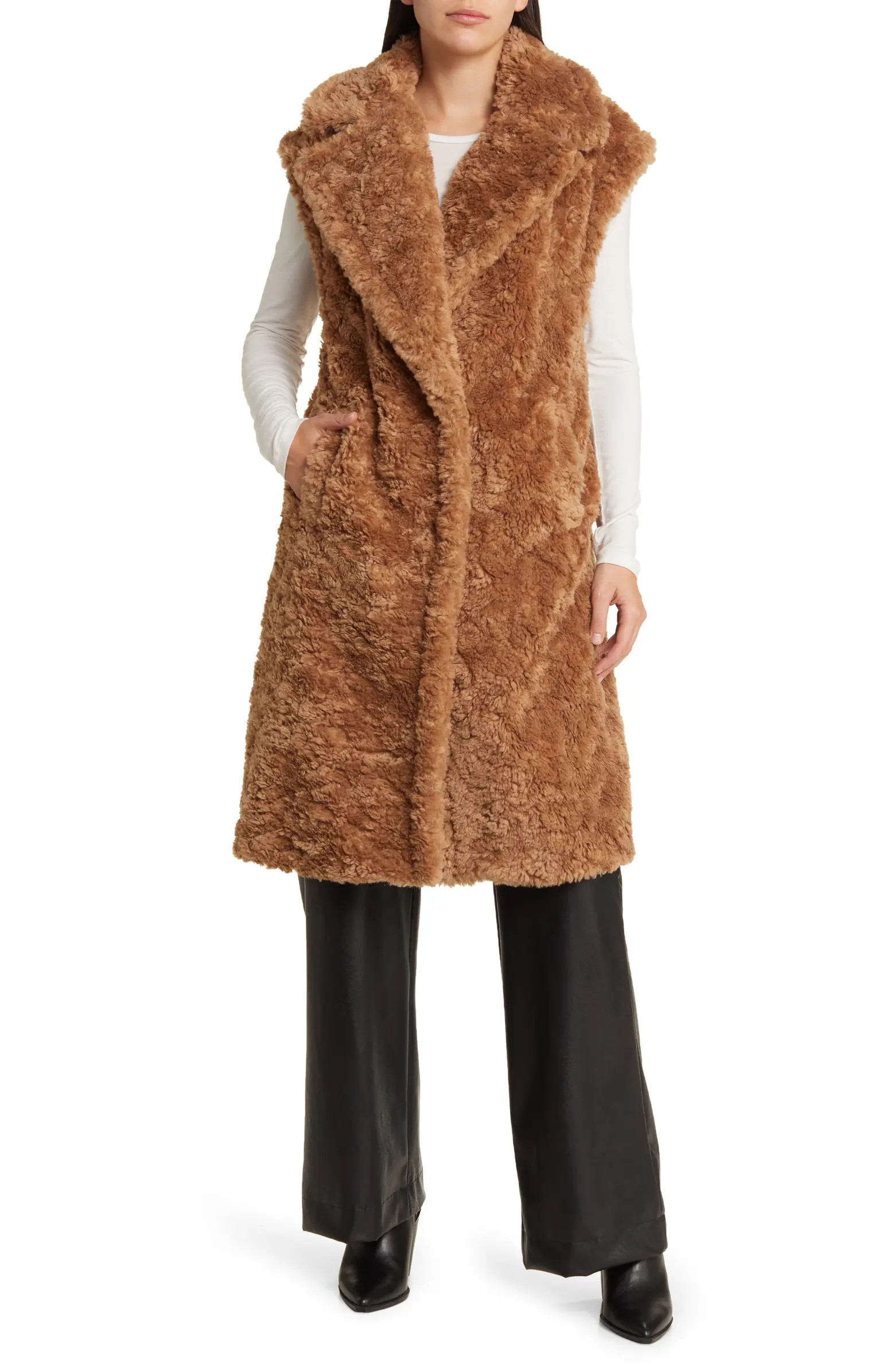 Longline Faux Fur Vest | Nordstrom
