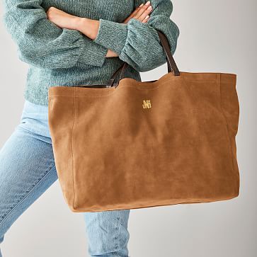 Italian Suede Handbag | Mark and Graham