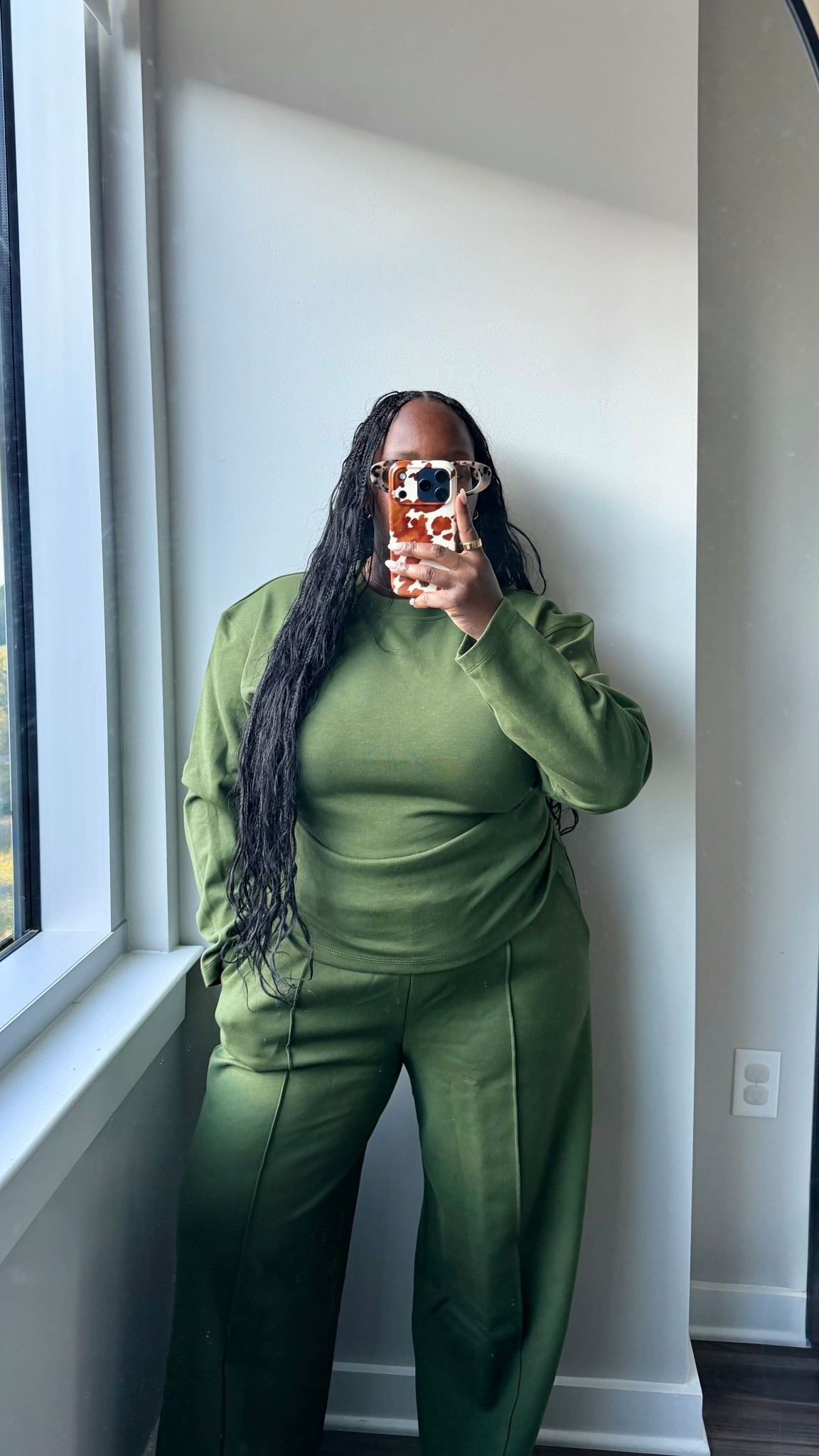 This set 😍😍 

This green color is 🔥

Top M
bottom M (likely sending back for a small)

#LTKFindsUnder50 #LTKStyleTip #LTKMidsize