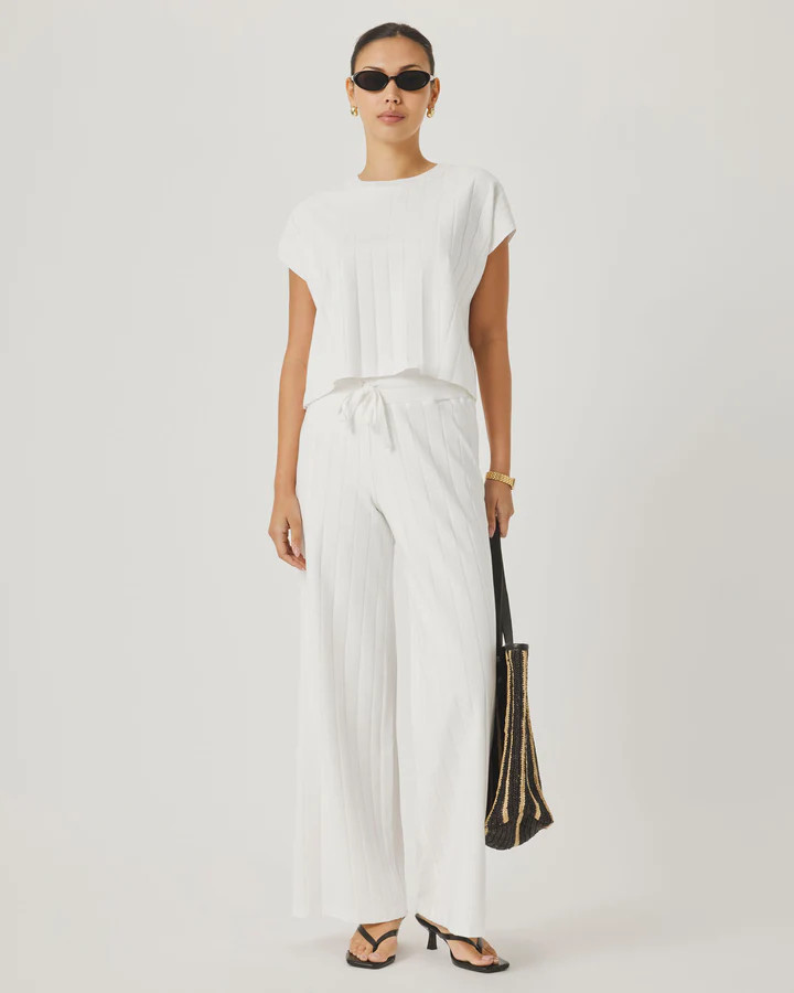 Splendid x @Cellajaneblog Wide Rib Pant | Splendid