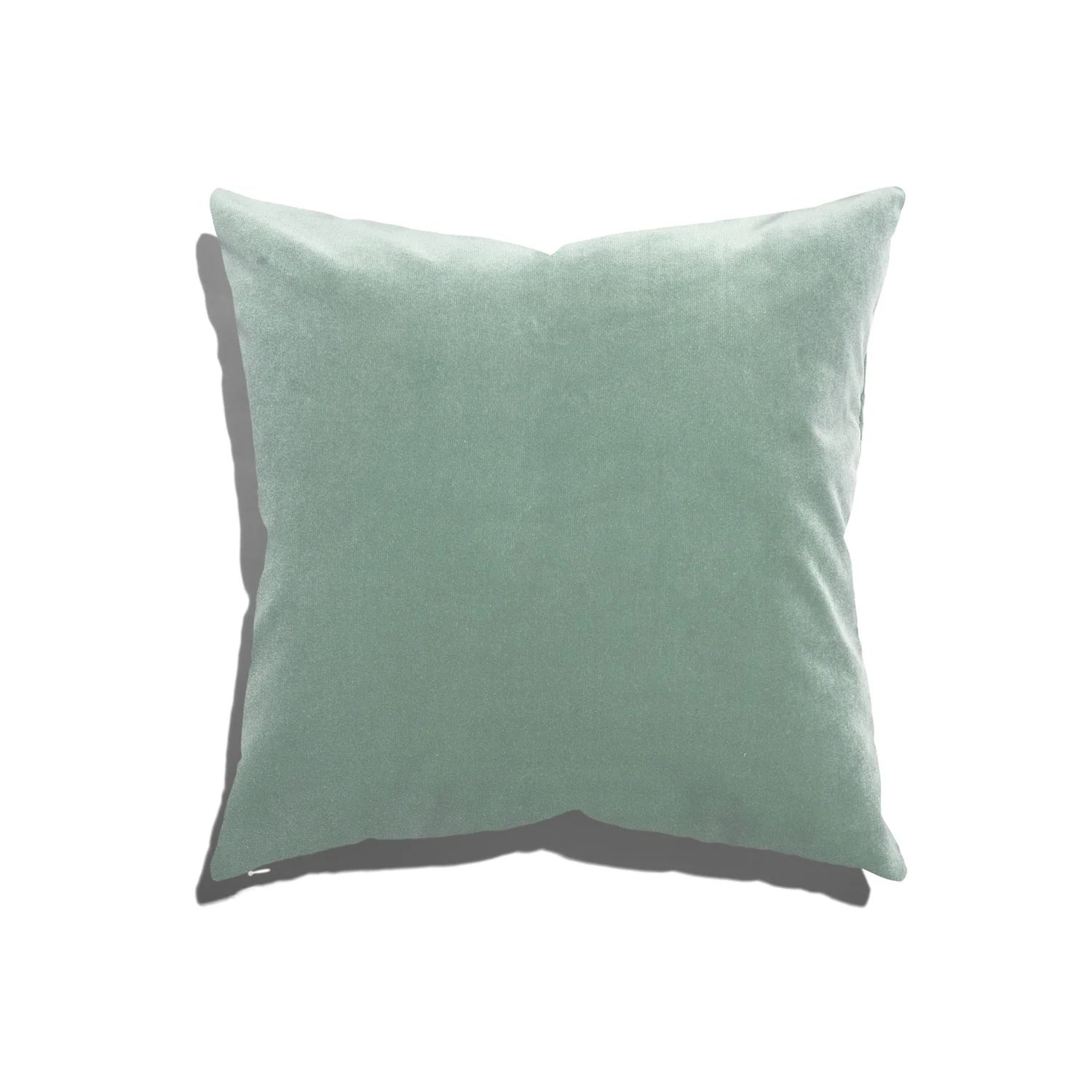 Blue Green Velvet Pillow | Pepper