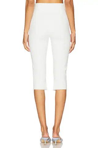 Cindy Cropped Capri Pant in White | Revolve Clothing (Global)
