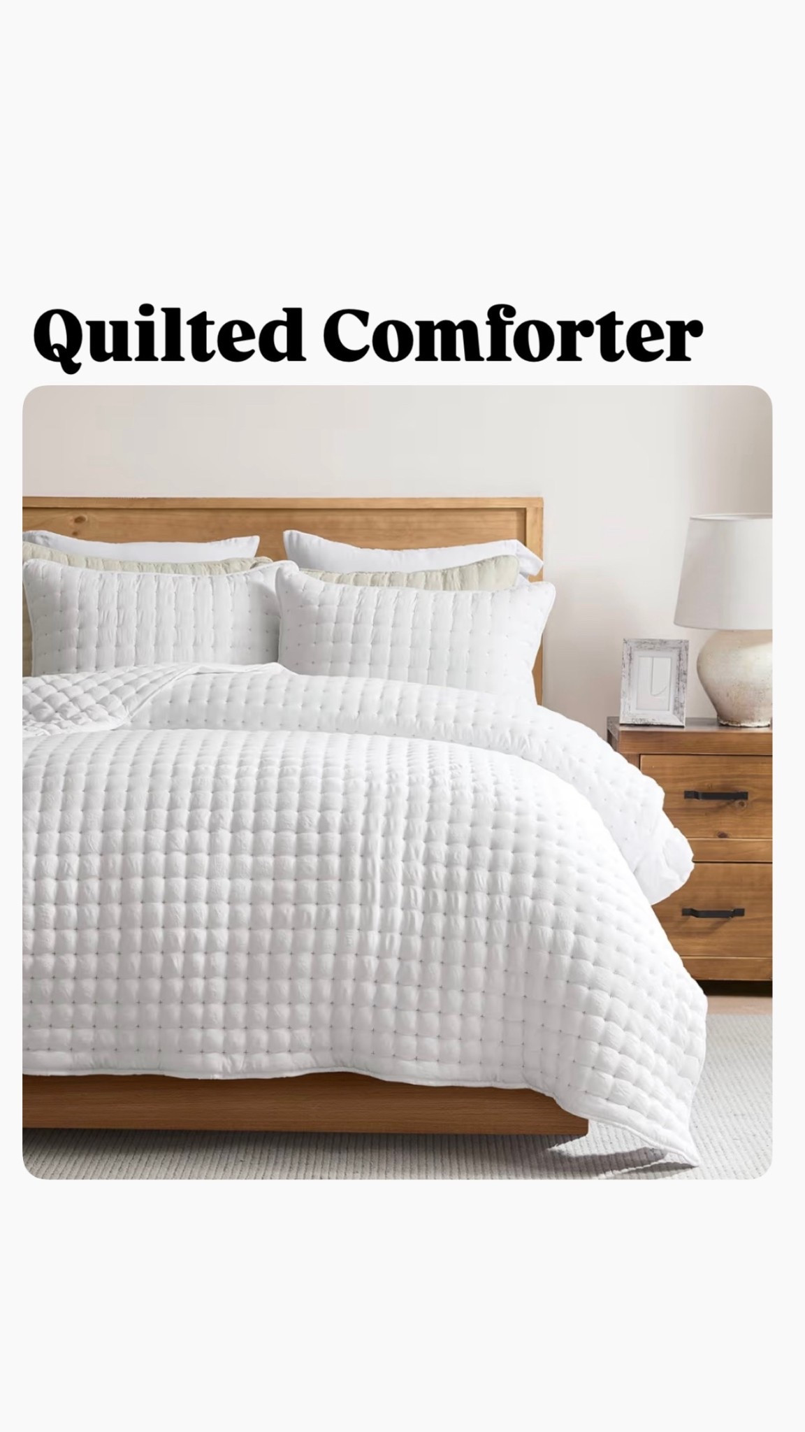 Quilted Blanket Thin Comforter Bed Cover, All Season bedding. Makes it looks cozy and dreamy. 

#LTKHome #LTKHoliday #LTKCyberWeek