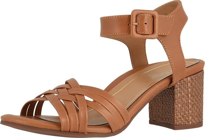 Vionic Women's Peony Heeled Sandals - Ladies Blocked Heel Sandals with Concealed Orthotic Arch Su... | Amazon (US)