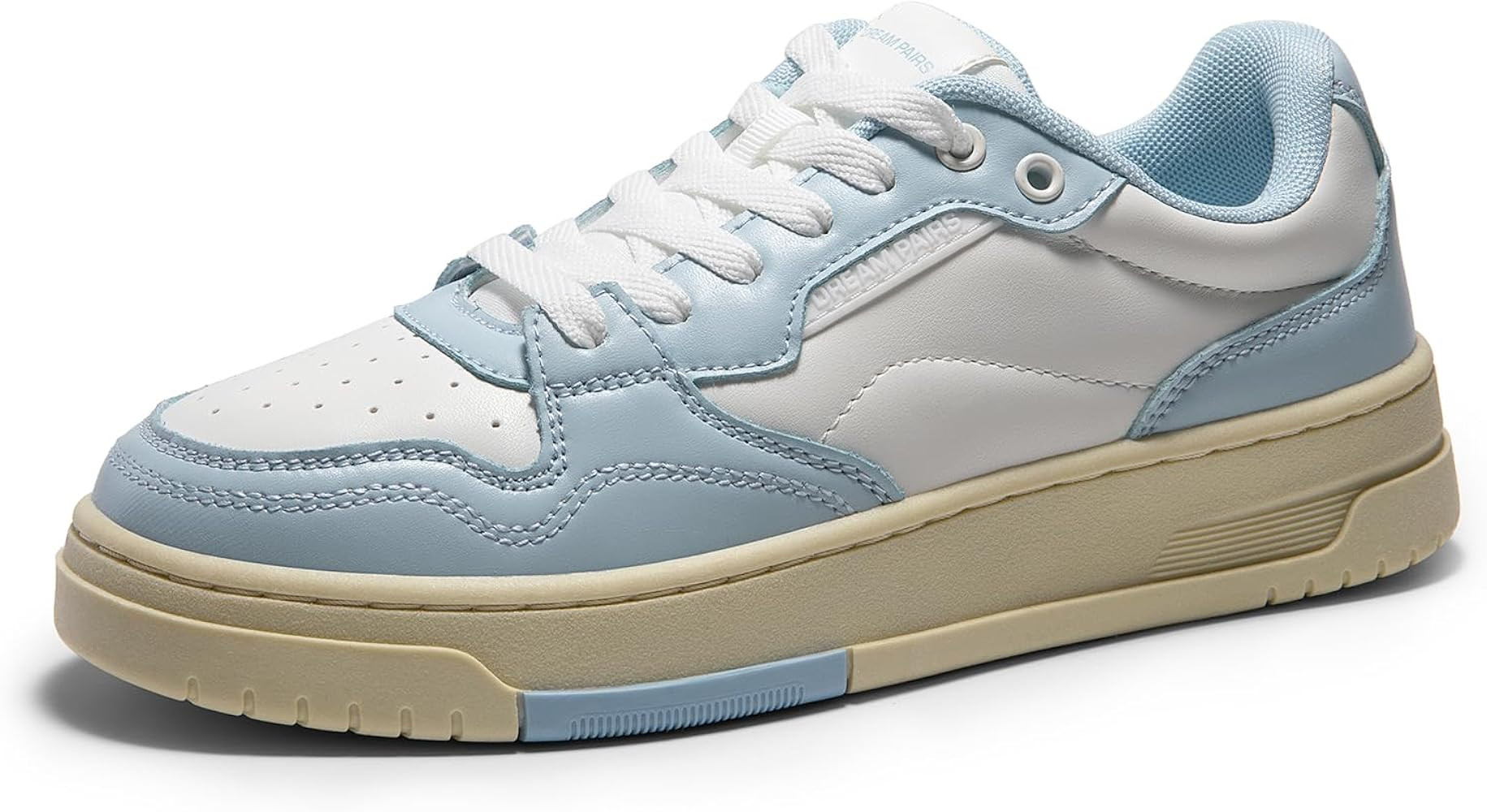 DREAM PAIRS Women's Fashion Walking Skateboard Court Sneakers Comfortable Low-Top Lace-Up Non-Sli... | Amazon (US)