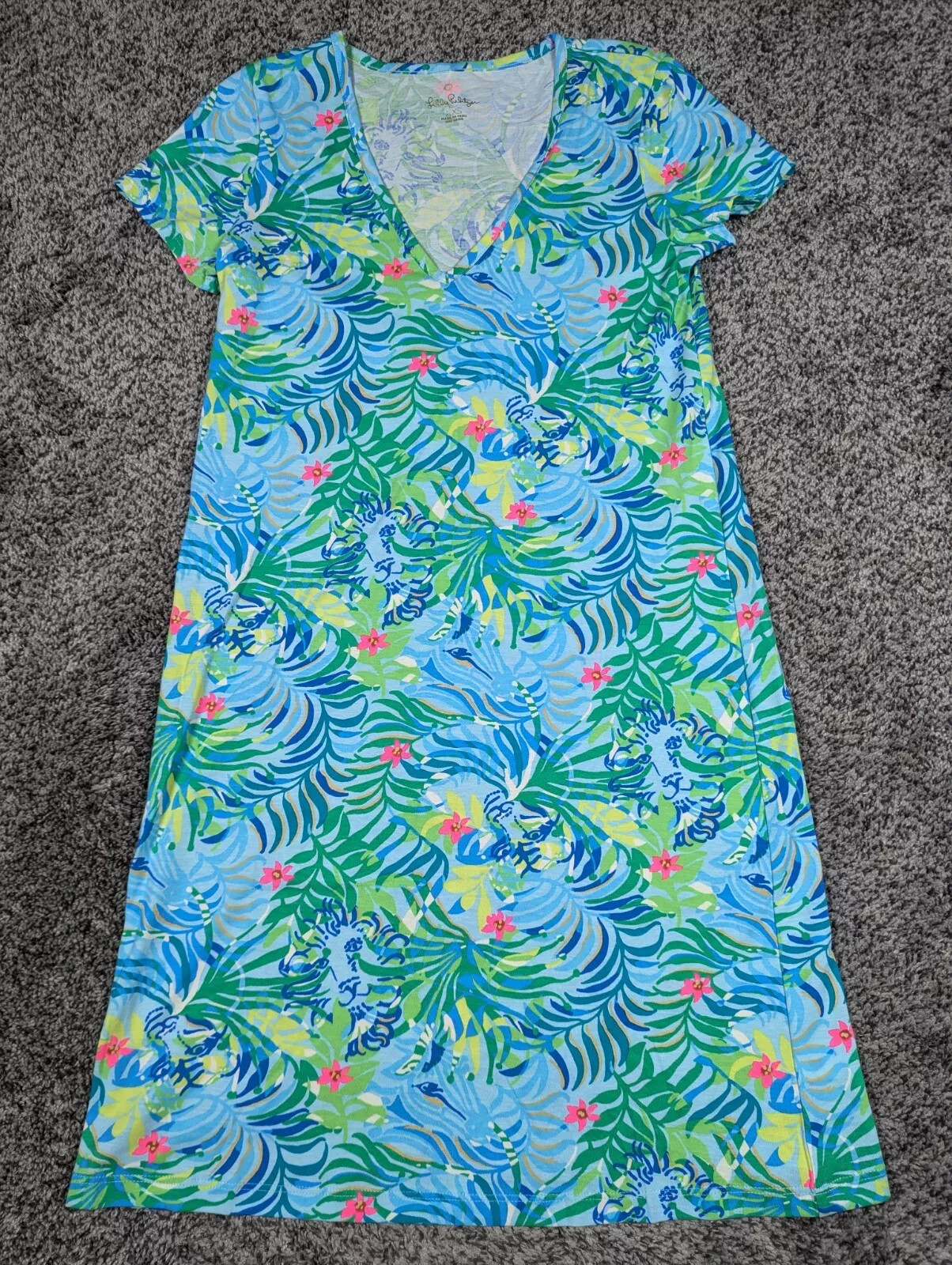 Lily Pulitzer Dress Womens XXS Multi Via Parigi Etta A Line Pull On Dress Beach | eBay | eBay US