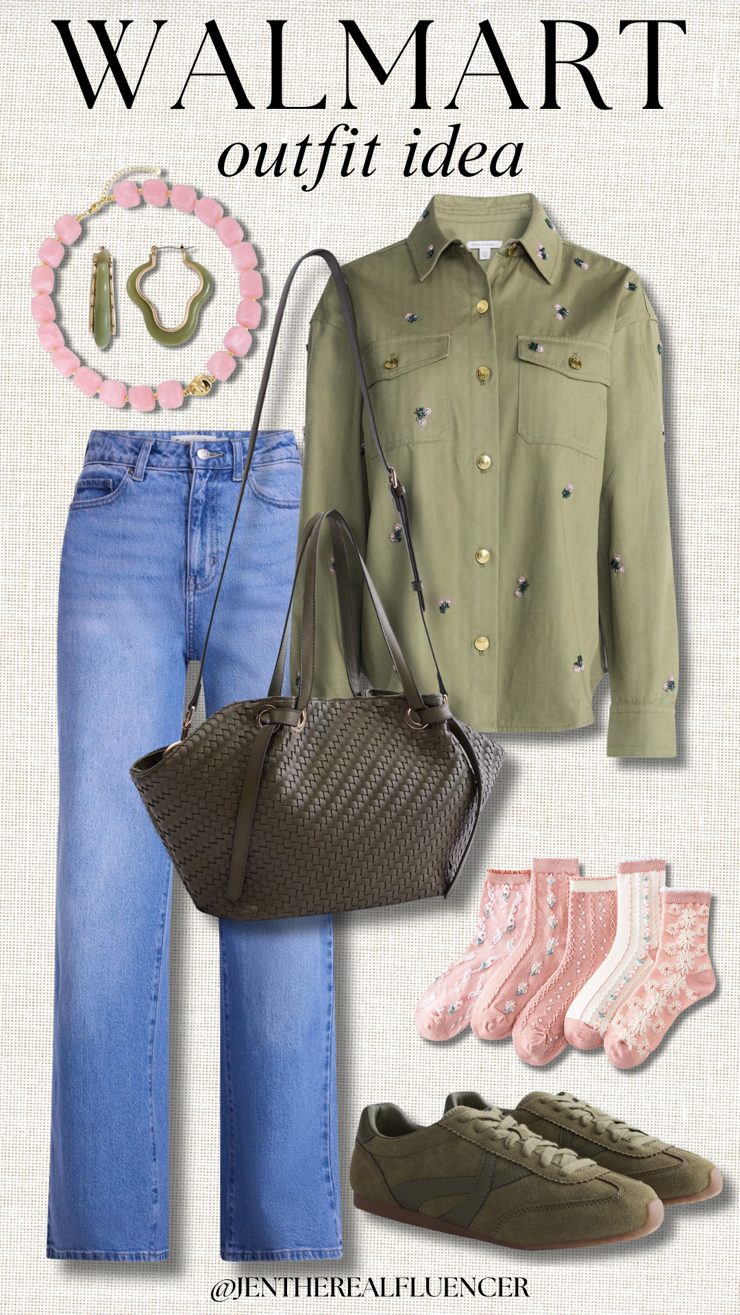 Walmart New Arrivals🍂

Chunky Light Pink Necklace (12 color options), SCENARIO Green Abstract Hoop Earrings, FREE ASSEMBLY Light Artichoke Embellished Cotton Utility Shirt (2 color options, sizes XS-XXL), SCENARIO Light Wash Wide Leg Jeans (4 color options, sizes 0-20), SCENARIO Olive Mini Clam Tote (3 color options), 5 Pack Pink Lace Trim Ruffle Socks, SCENARIO Olive Lace Up Low Profile Sneakers (5 color options, sizes 6-11) 

 #LTKxWalmart #LTKootd #LTKMidsize