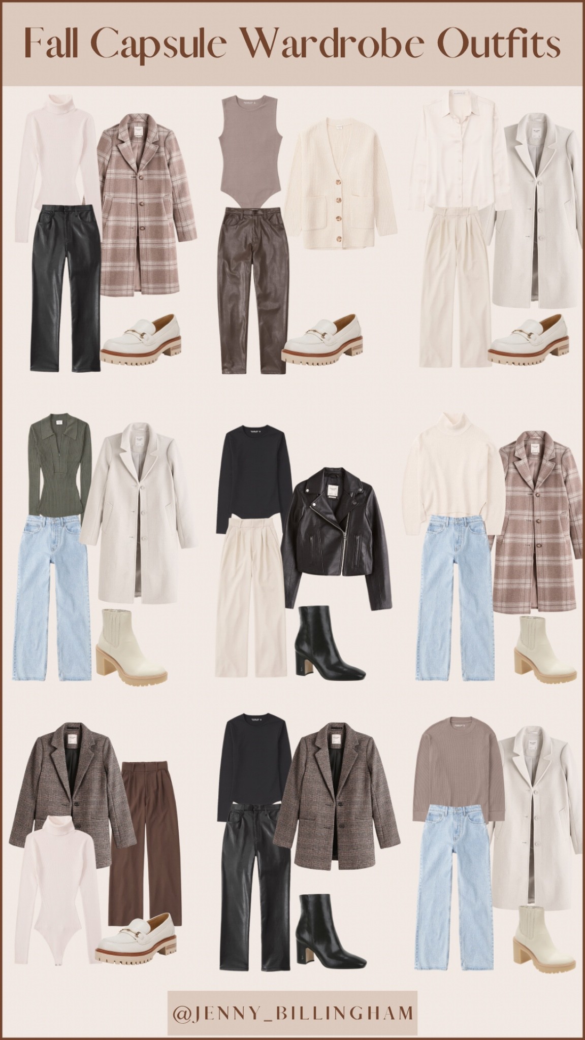 Fall capsule wardrobe outfit ideas / winter capsule wardrobe outfit ideas 

#LTKunder100 #LTKunder50 #LTKstyletip