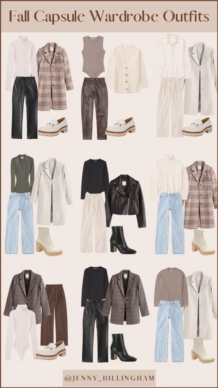 Fall capsule wardrobe outfit ideas / winter capsule wardrobe outfit ideas 

#LTKunder100 #LTKunder50 #LTKstyletip